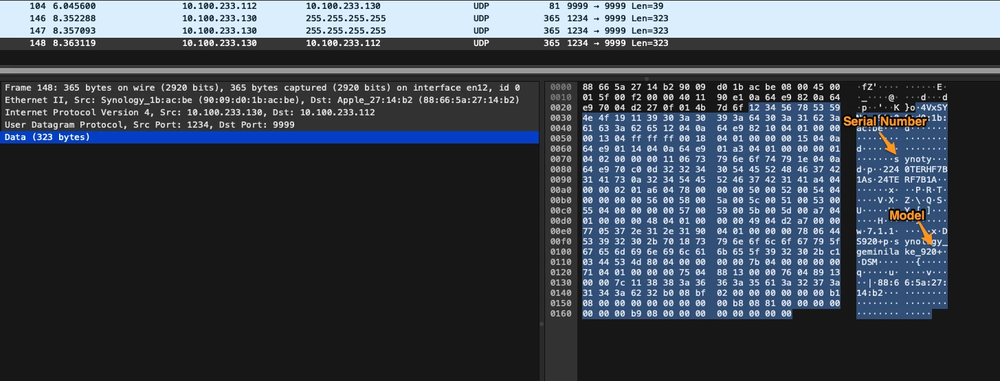 Synology’s discovery protocol